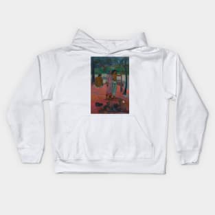 The Call by Paul Gauguin Kids Hoodie